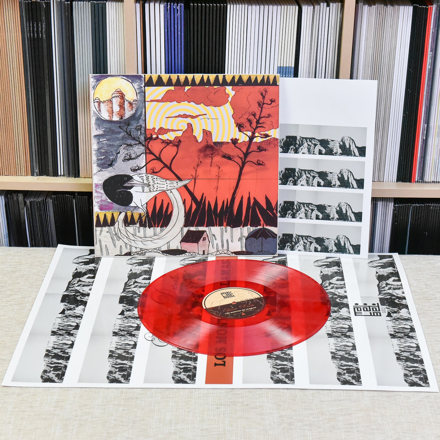 Elemento Deserto "Los Montes En Llamas" - Album [Red transparent vinyl LP / CD Cardsleeve / Red transparent vinyl LP + CD Cardsleeve]