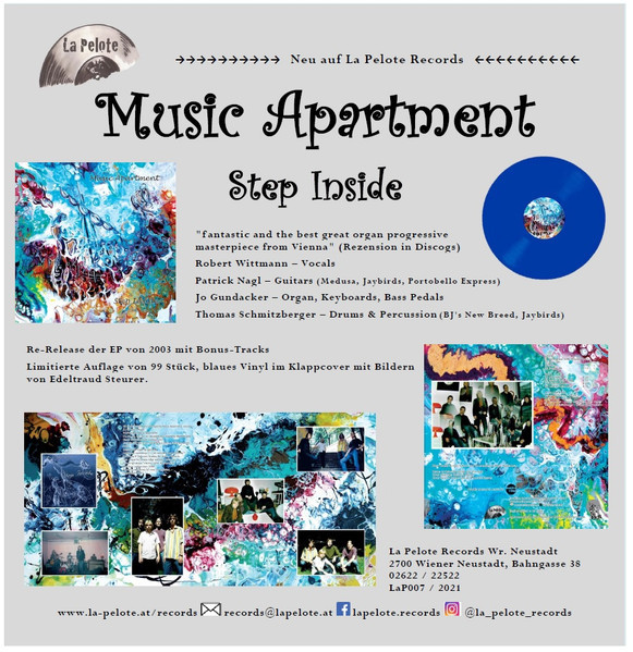 Music Apartment - Step Inside (Blue Vinyl)