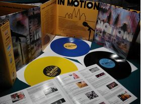 Various Artists - In Motion – Der Wiener Neustadt Sampler 2019 (Triple LP, Blue, Yellow and Black Vinyl)