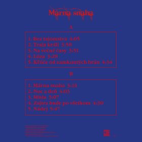 Princovia "Márna Snaha" - Album [Orange & red marbled transparent vinyl LP / CD Digipak / Orange & red marbled transparent vinyl LP + CD (plain paper sleeve)]