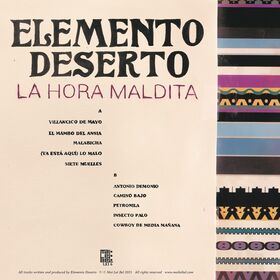 Elemento Deserto "La Hora Maldita" - Album [White vinyl LP / CD Digipak / White vinyl LP + CD (plain paper sleeve)]