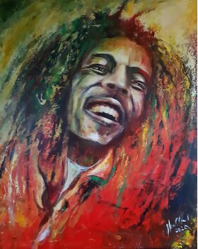 "Bob Marley" - limited Print on Canvas