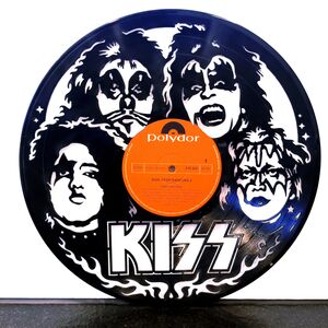 Vinyl Lasercut KISS